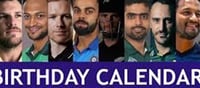Which cricketer was born on 11 April?